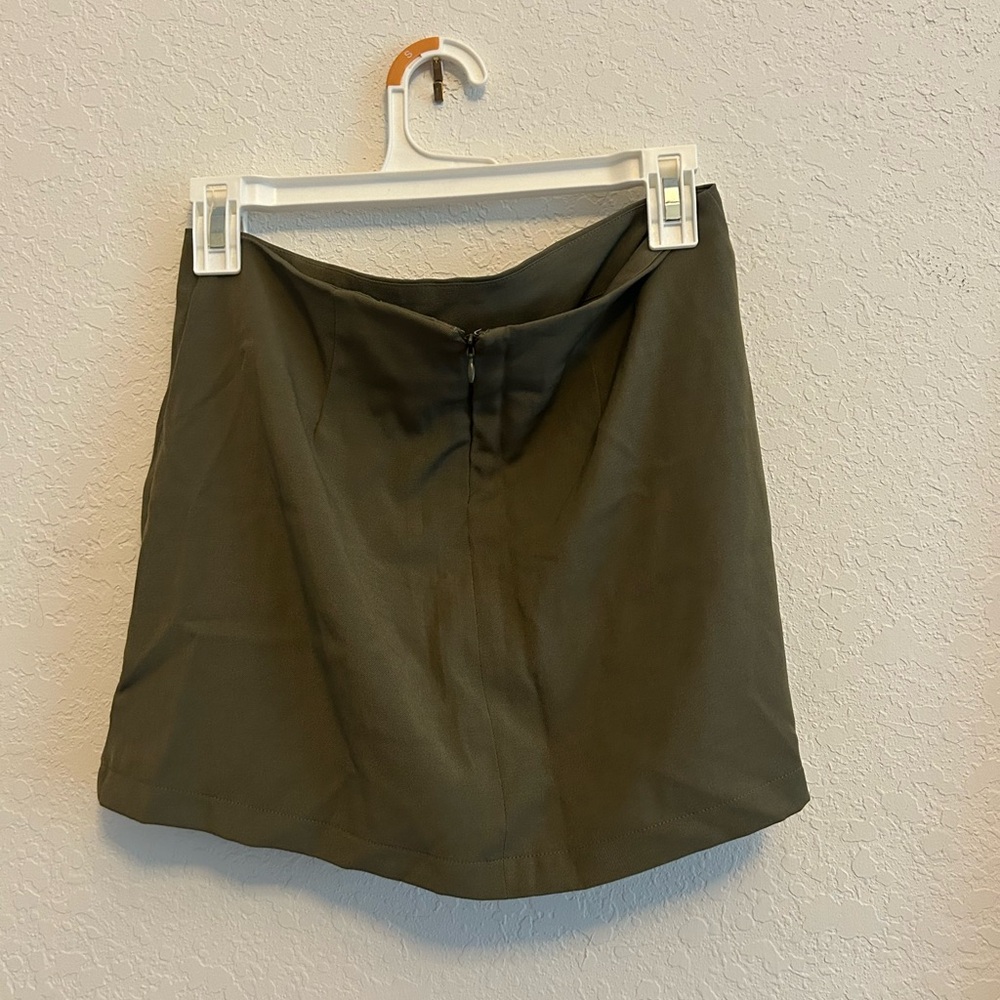 Aeropostale Olive Green Mini Skirt